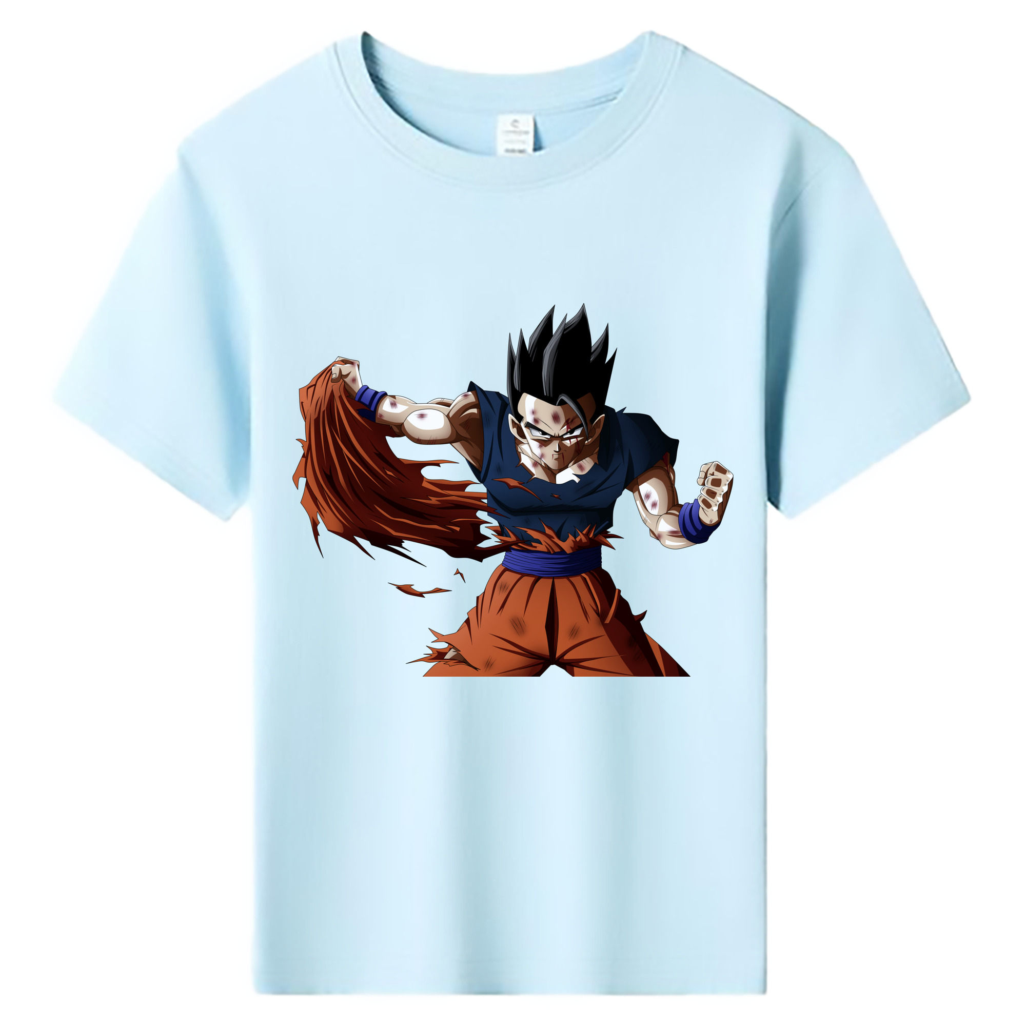 （画像用） ドラゴンボール ベジータ四世（Bejīta Yonsei）DRAGON BALL Vegeta IV 綿100％キッズTシャツ（フロントプリント）